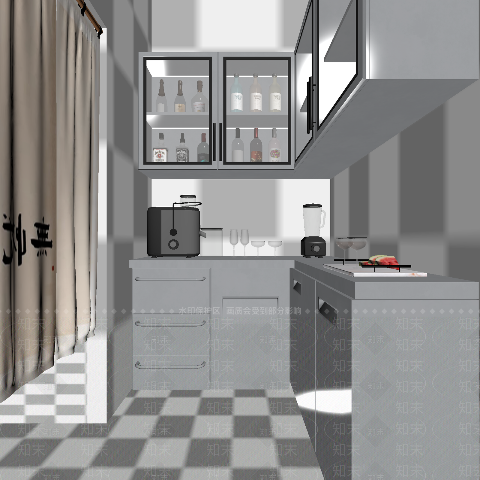 酒窖3D模型下载【ID:1214028474】