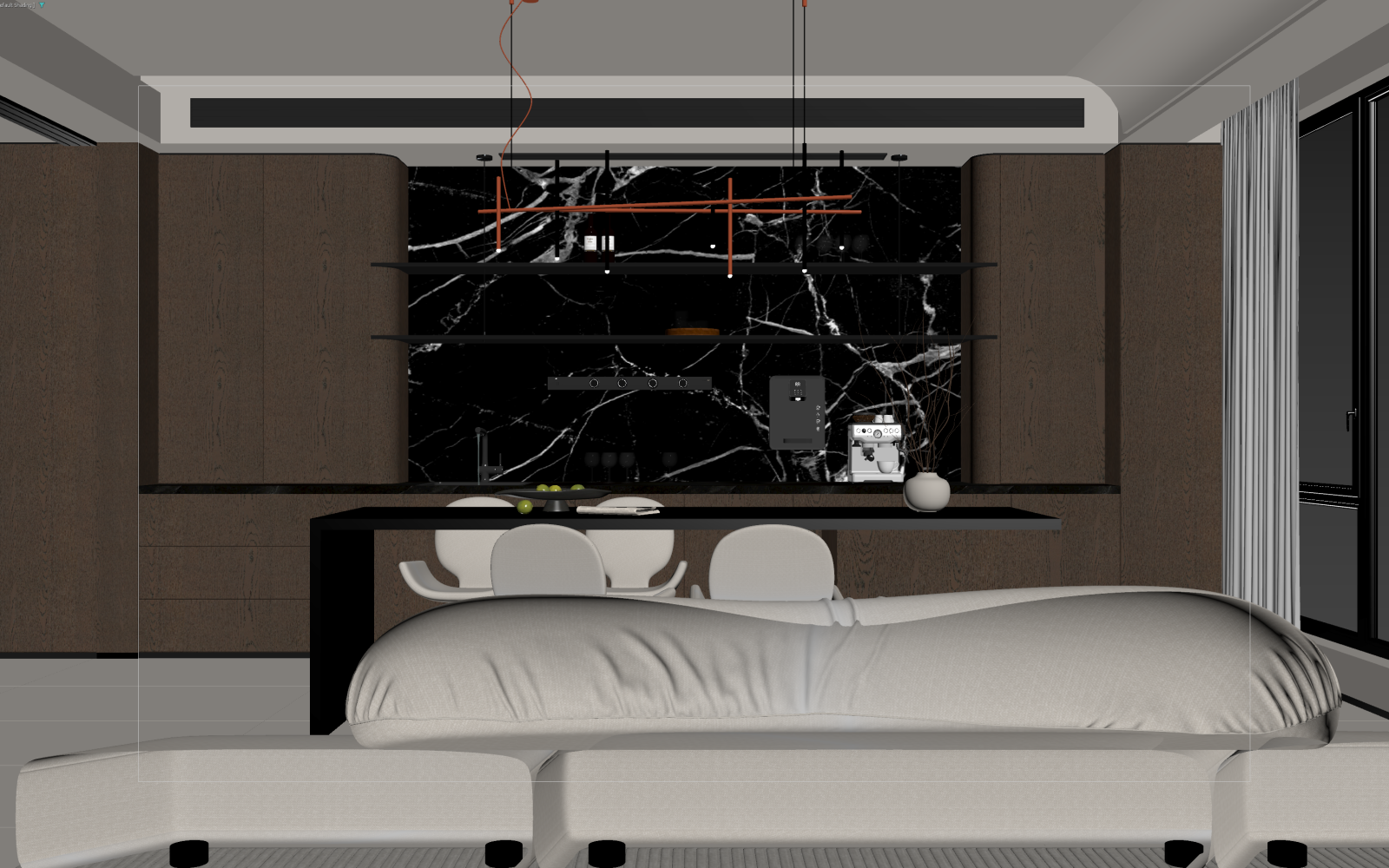 意式客餐厅3D模型下载【ID:1221999549】
