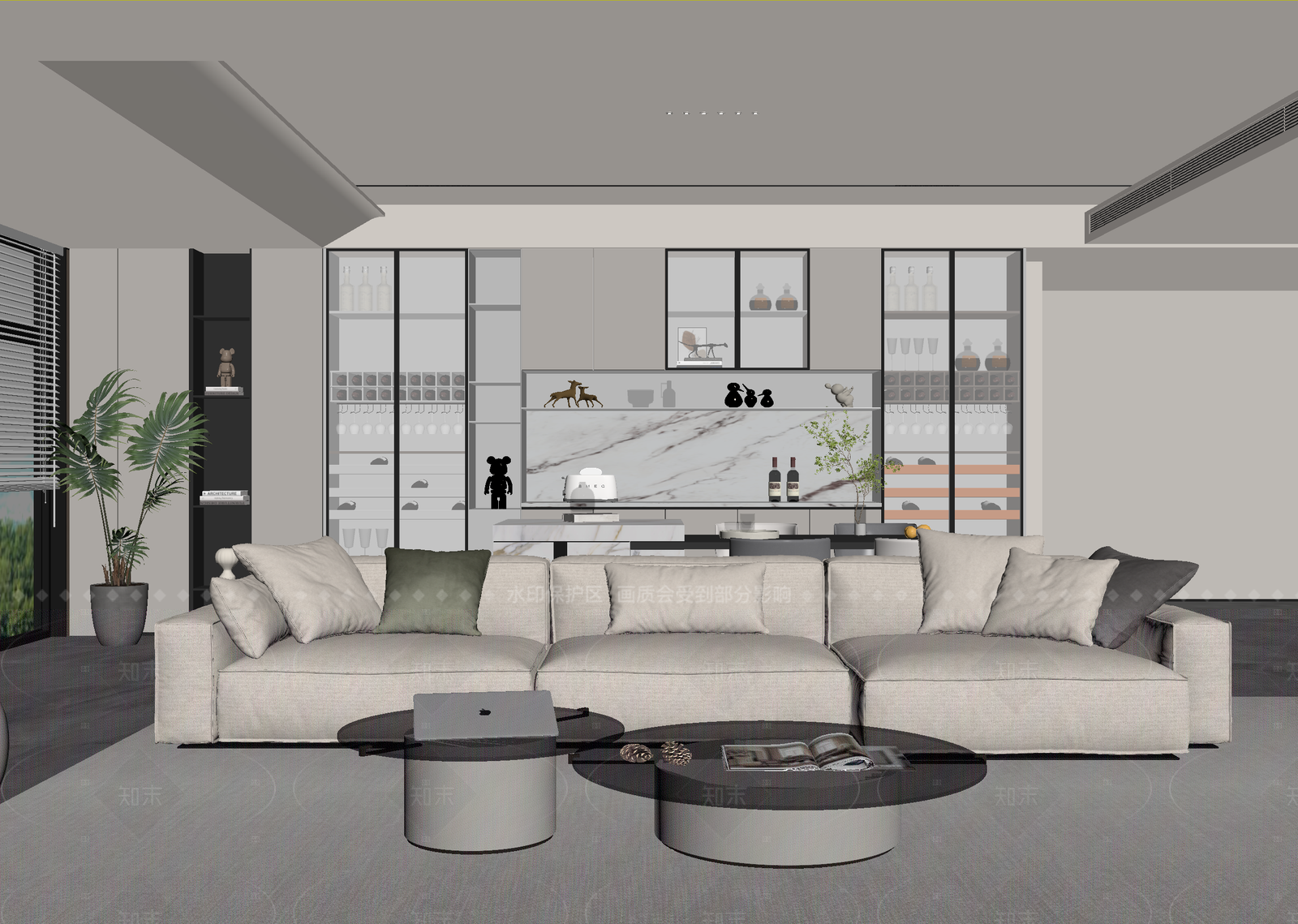 现代酒窖3D模型下载【ID:1214646080】