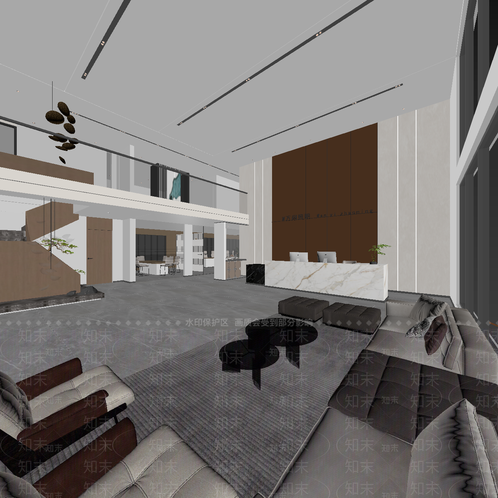 售楼处3D模型下载【ID:1213965912】