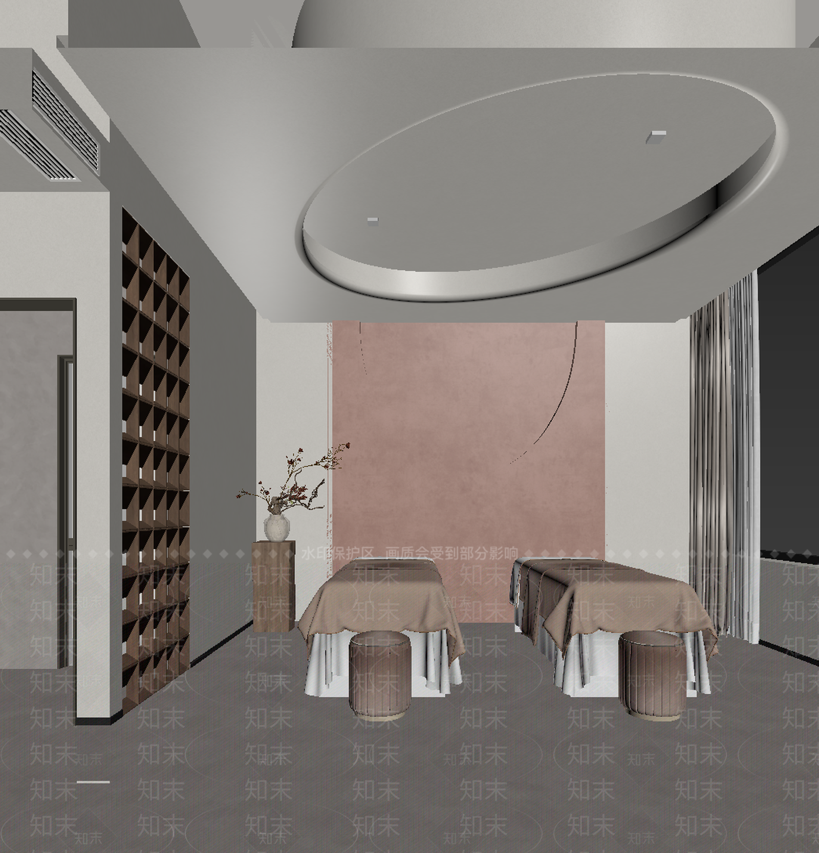 侘寂美容院3D模型下载【ID:1214854031】