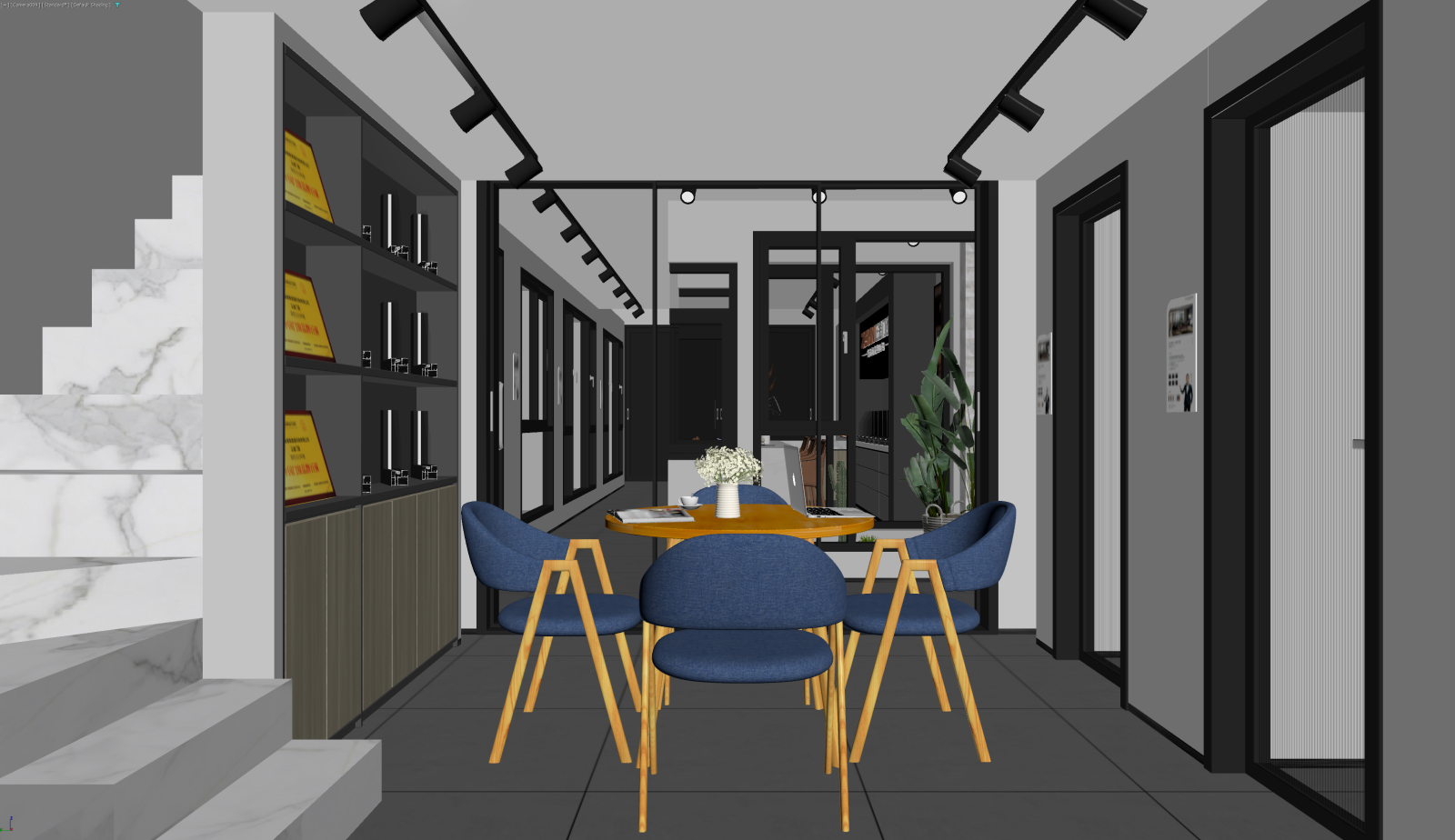 现代休息区3D模型下载【ID:1222054998】