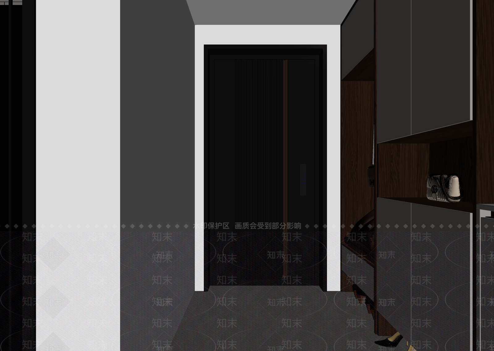 现代玄关3D模型下载【ID:1214721430】