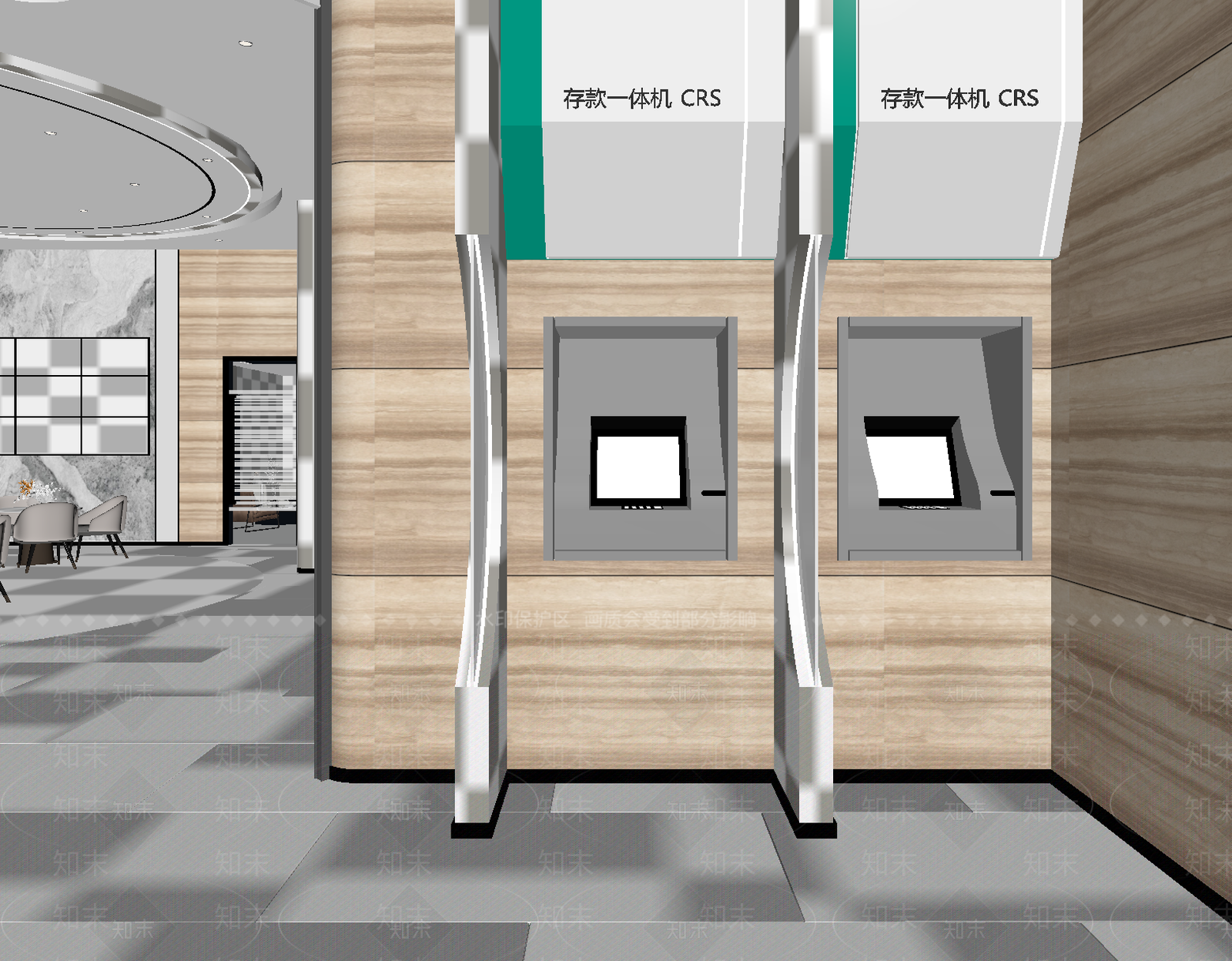 中式银行3D模型下载【ID:1213905040】