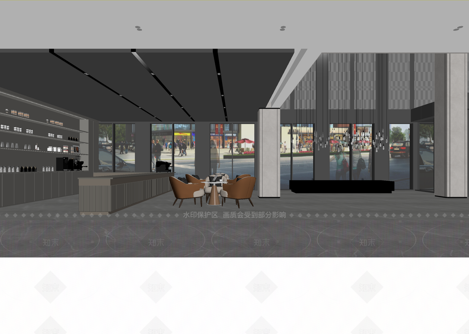 现代售楼处3D模型下载【ID:1214960188】