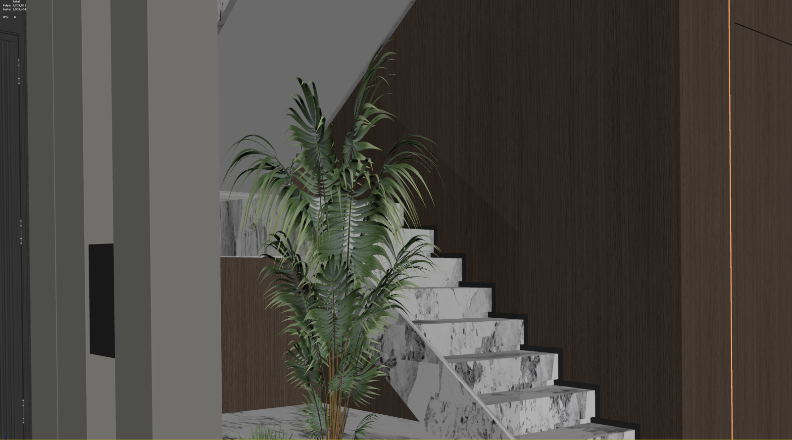 现代玄关3D模型下载【ID:1221519440】