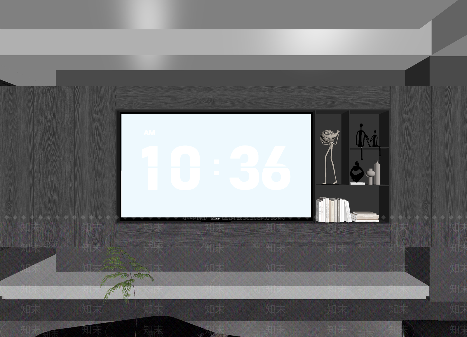 现代影音室3D模型下载【ID:1214146482】
