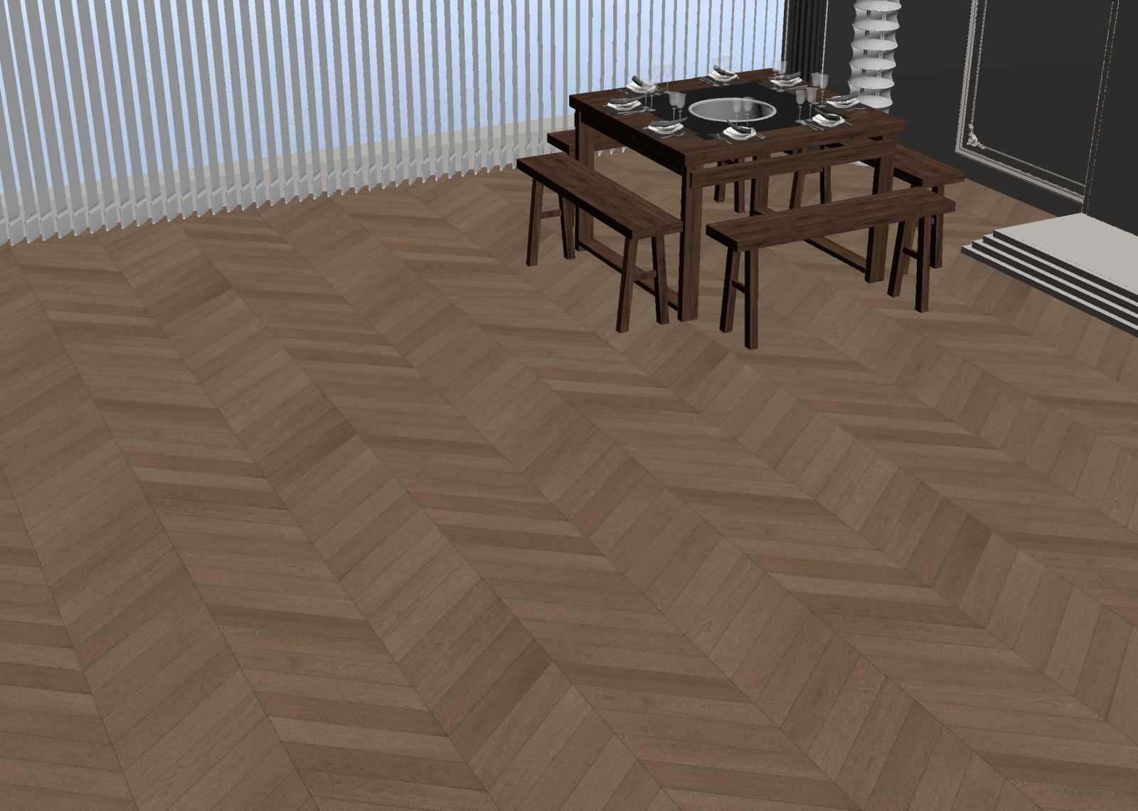 中式火锅店3D模型下载【ID:1222008260】
