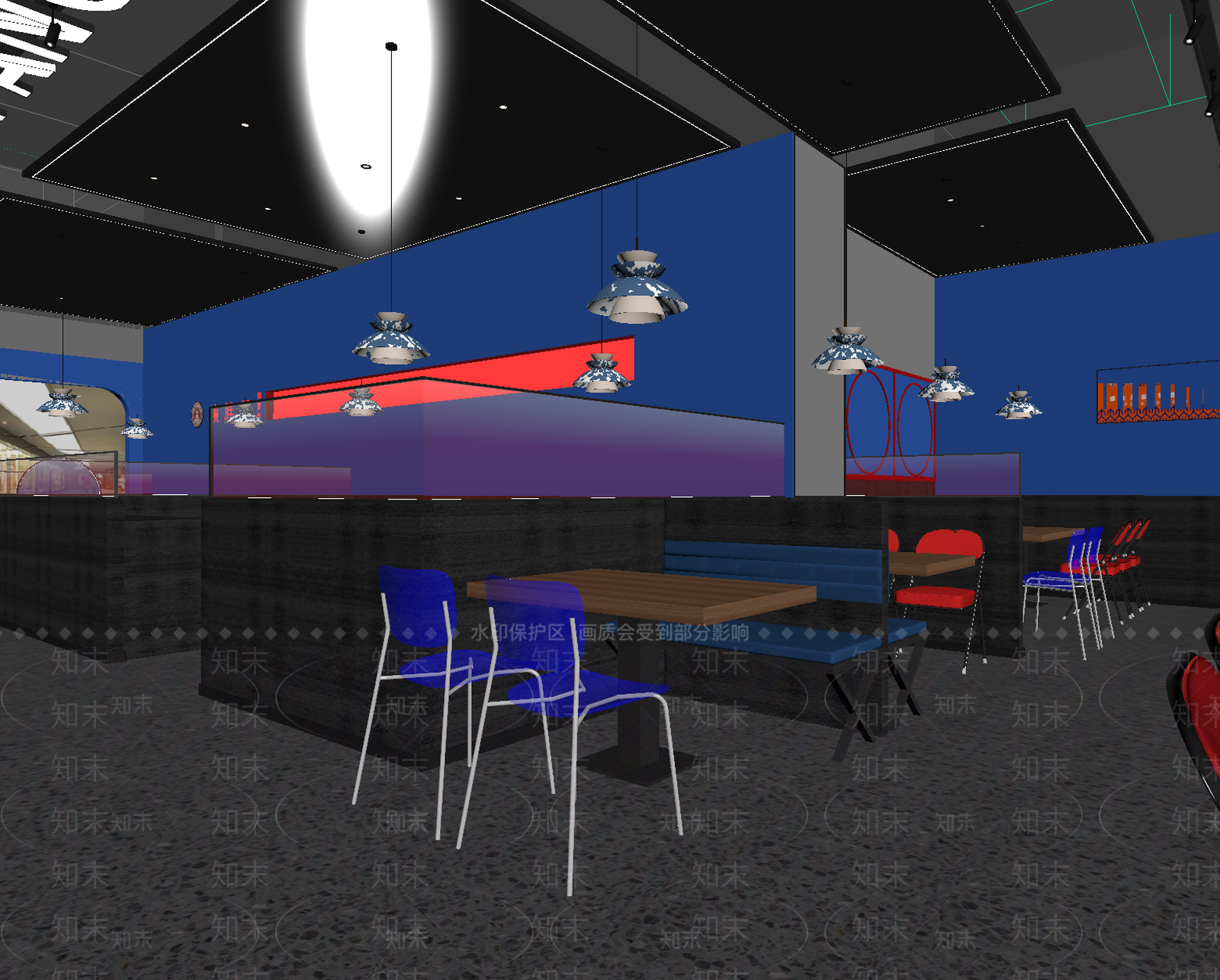 现代快餐店3D模型下载【ID:1213973570】