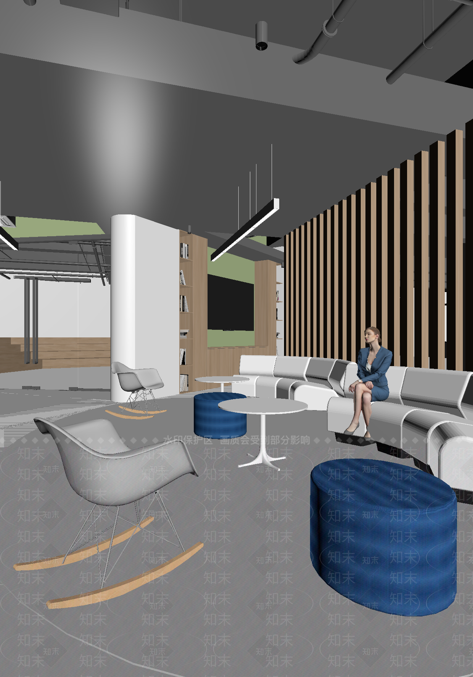 休息区3D模型下载【ID:1214094759】