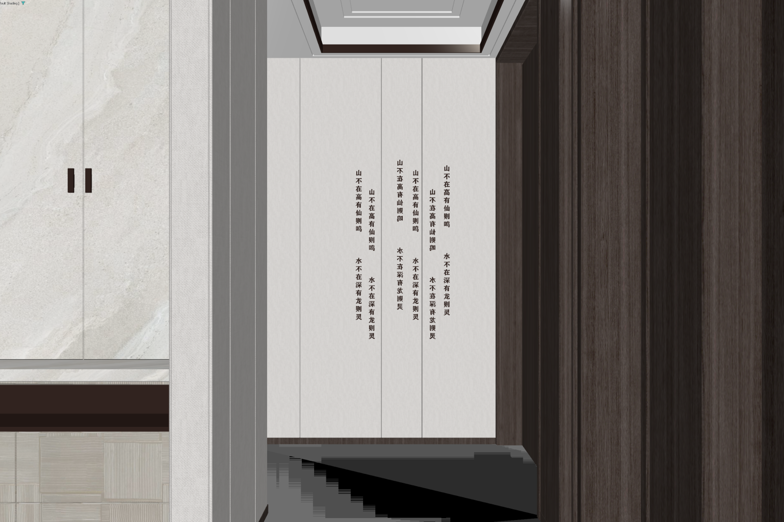 现代玄关3D模型下载【ID:1221667224】