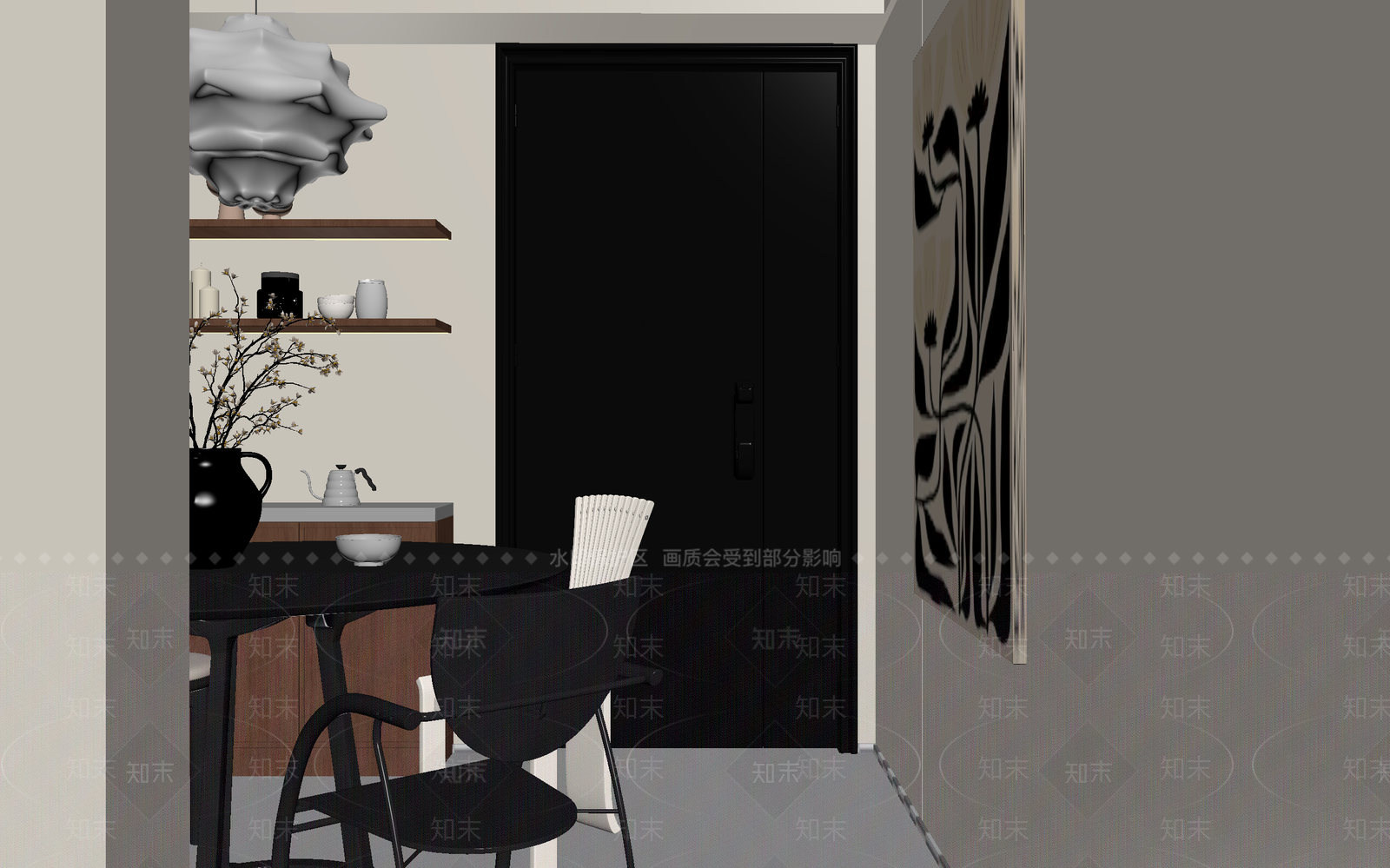 中古家居餐厅3D模型下载【ID:1214766741】