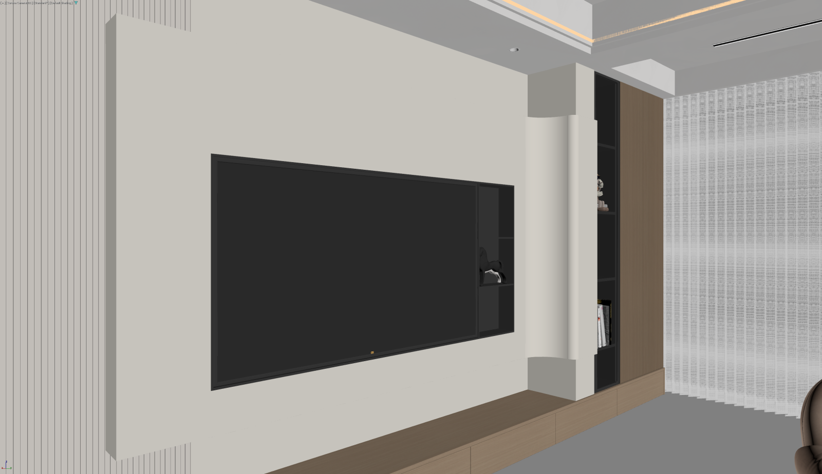 现代家居客厅3D模型下载【ID:1222024319】