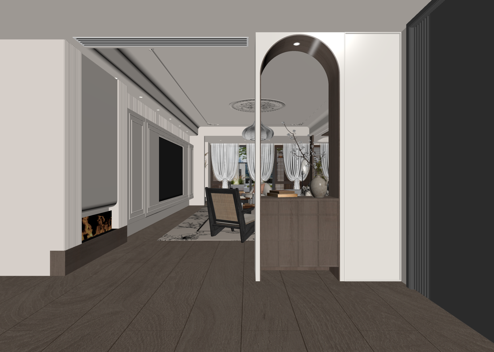 复古客餐厅3D模型下载【ID:1222066668】