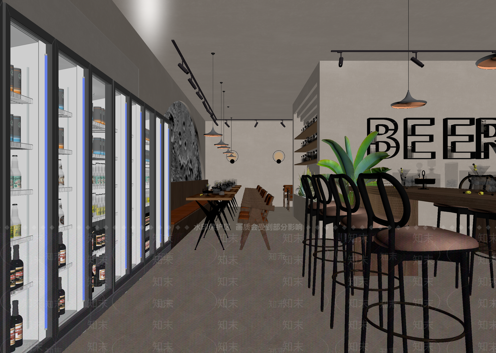酒馆3D模型下载【ID:1214098955】