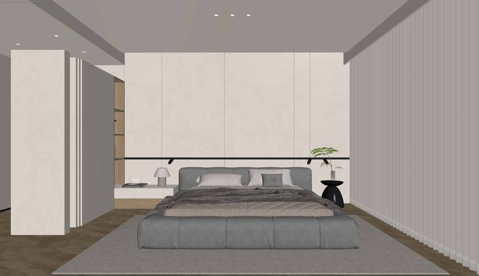 侘寂家居卧室3D模型下载【ID:1221802456】