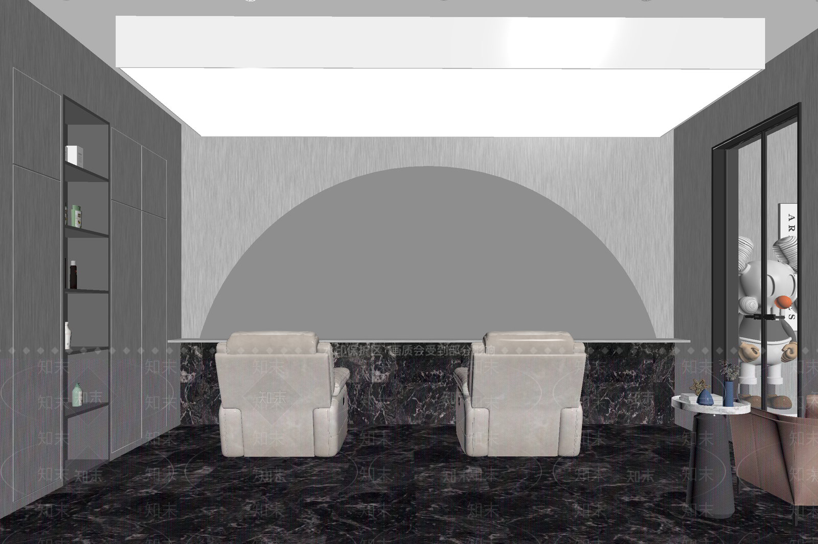 现代接待室3D模型下载【ID:1214129230】