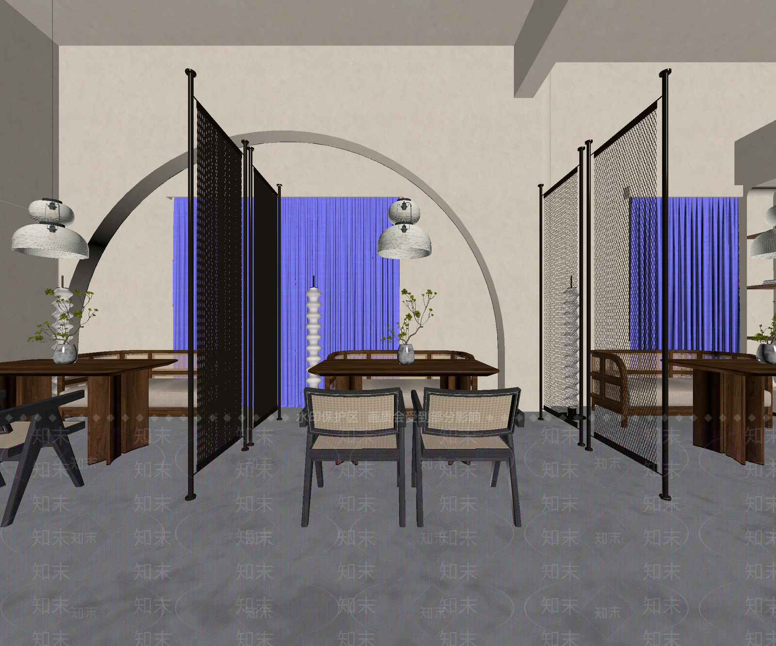 侘寂咖啡厅3D模型下载【ID:1214000303】