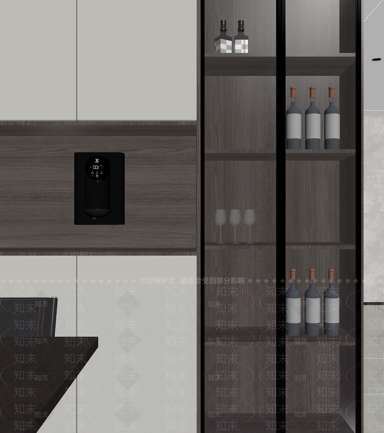 现代酒窖3D模型下载【ID:1214150223】