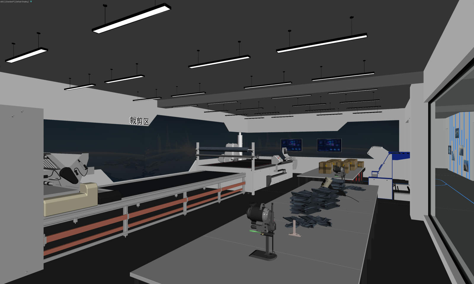 现代工作室3D模型下载【ID:1222080749】