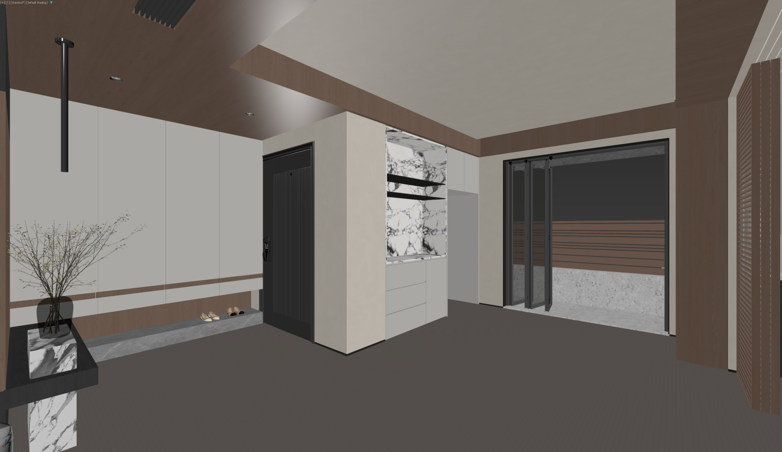 现代玄关3D模型下载【ID:1221767087】