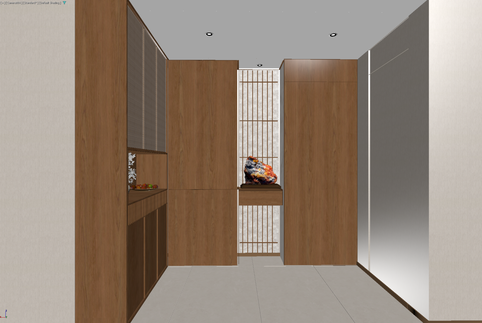 新中式玄关3D模型下载【ID:1221494492】