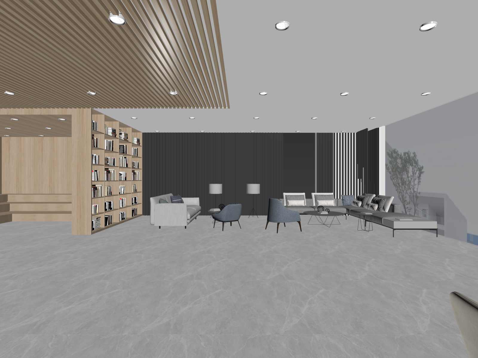 北欧休息区3D模型下载【ID:1221683245】