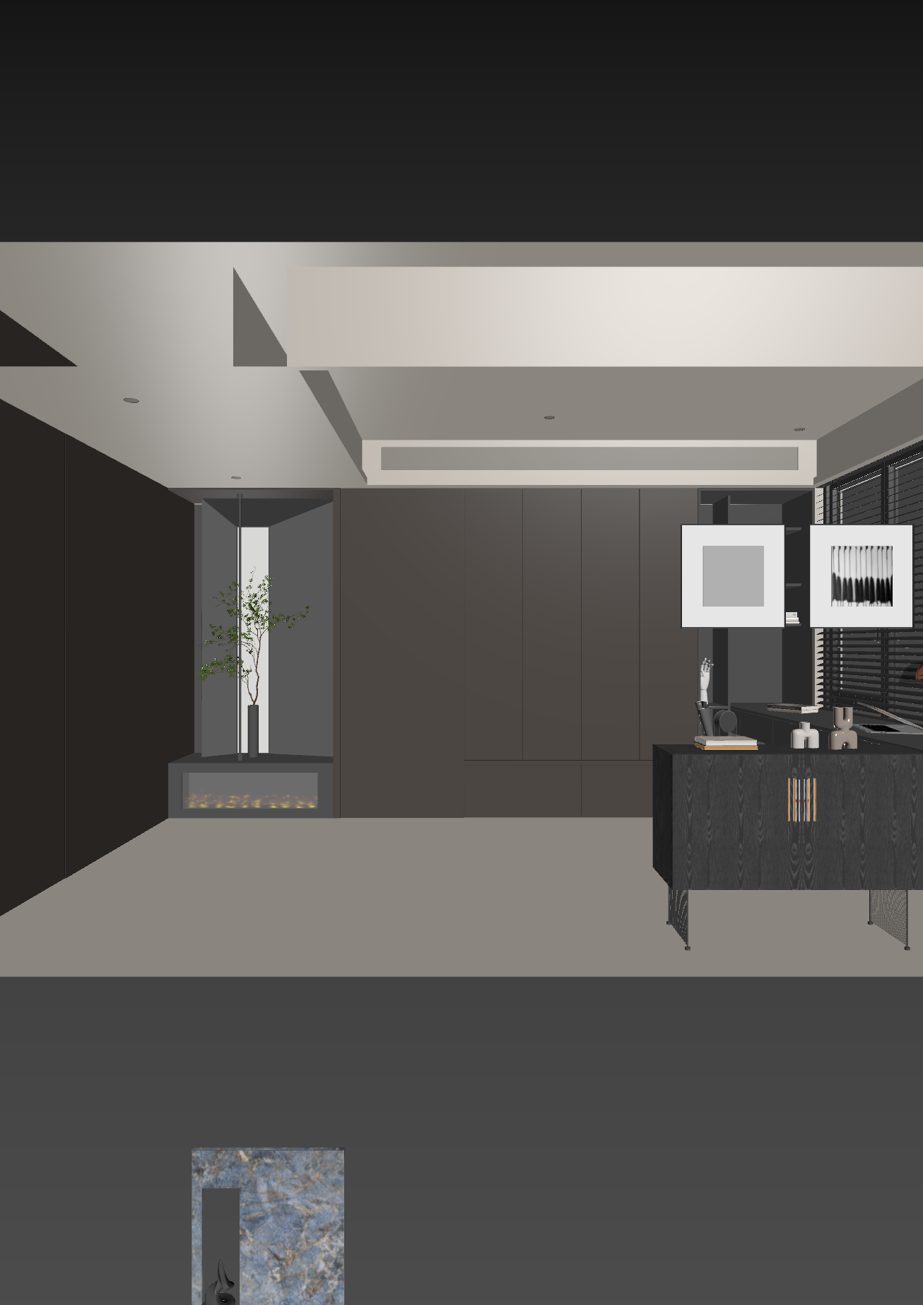 意式家居客厅3D模型下载【ID:1222055647】