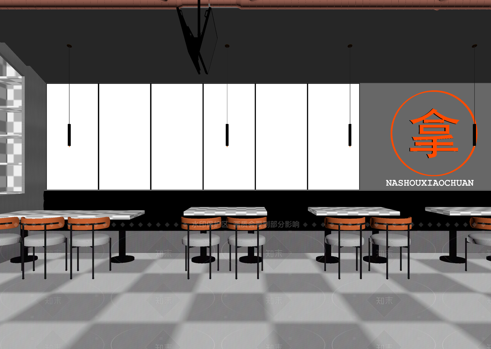 现代快餐店3D模型下载【ID:1214639219】