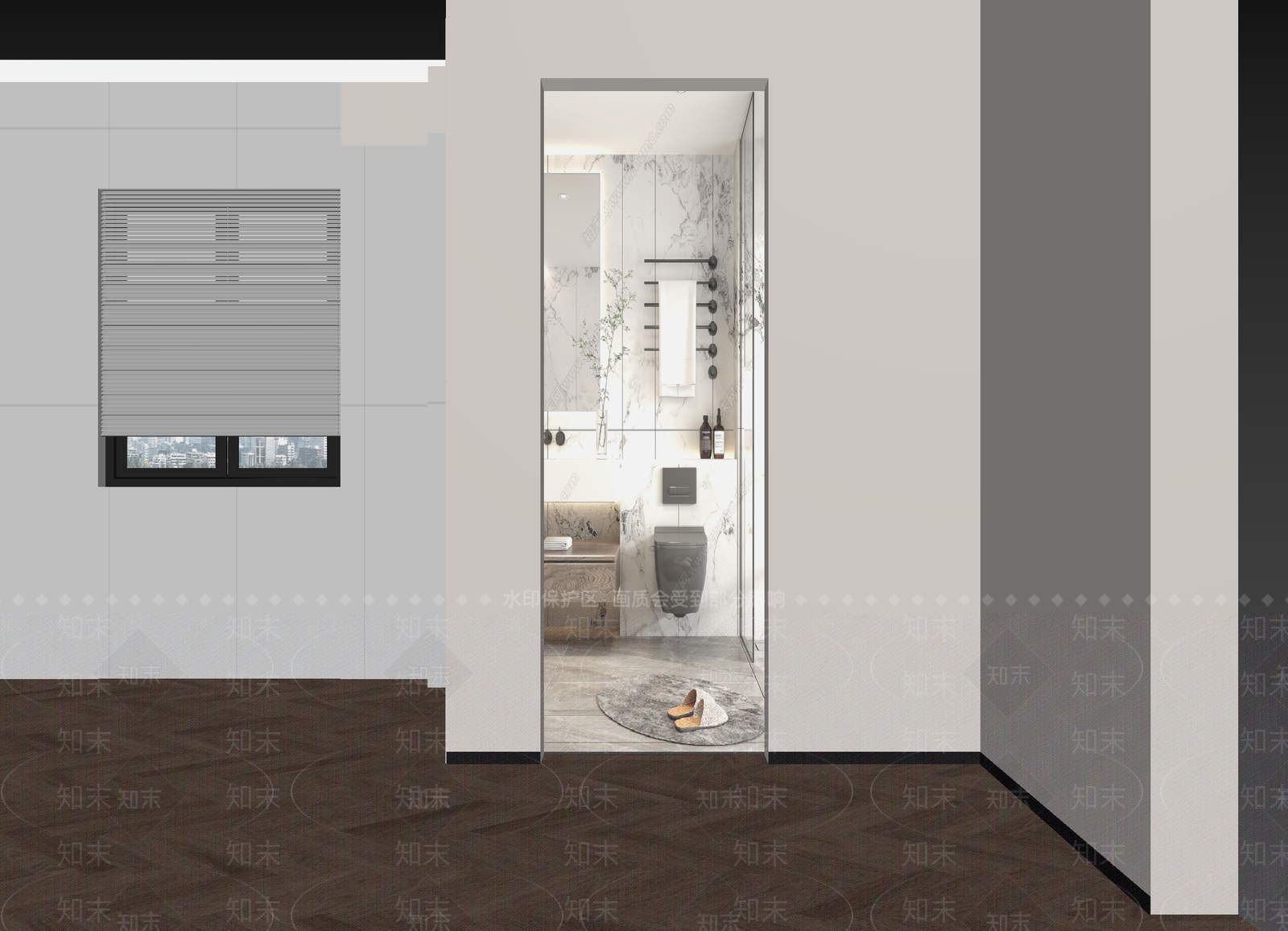 法式卫生间3D模型下载【ID:1215195312】