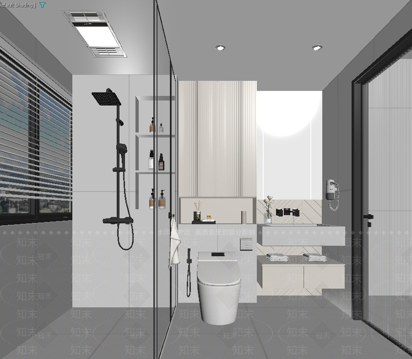 现代美容院3D模型下载【ID:1213878990】