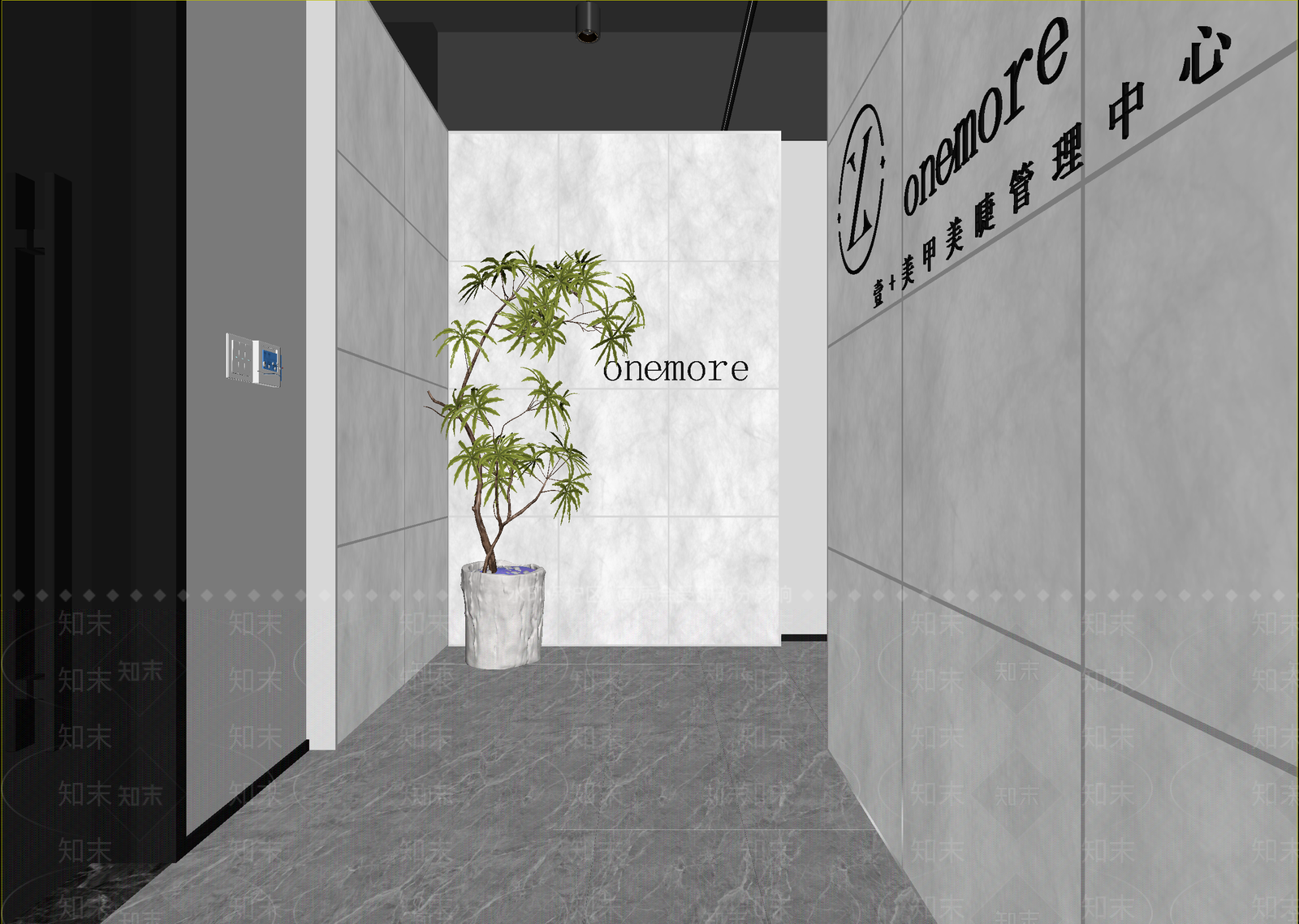 现代美甲店3D模型下载【ID:1214775192】