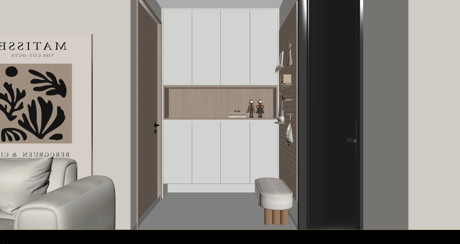 现代玄关3D模型下载【ID:1221824583】
