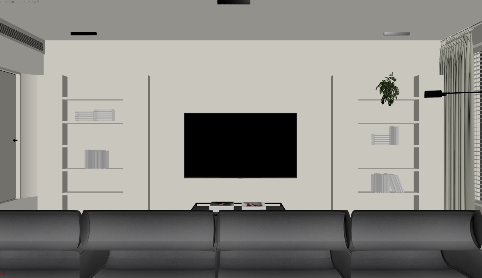 现代家居客厅3D模型下载【ID:1222067881】