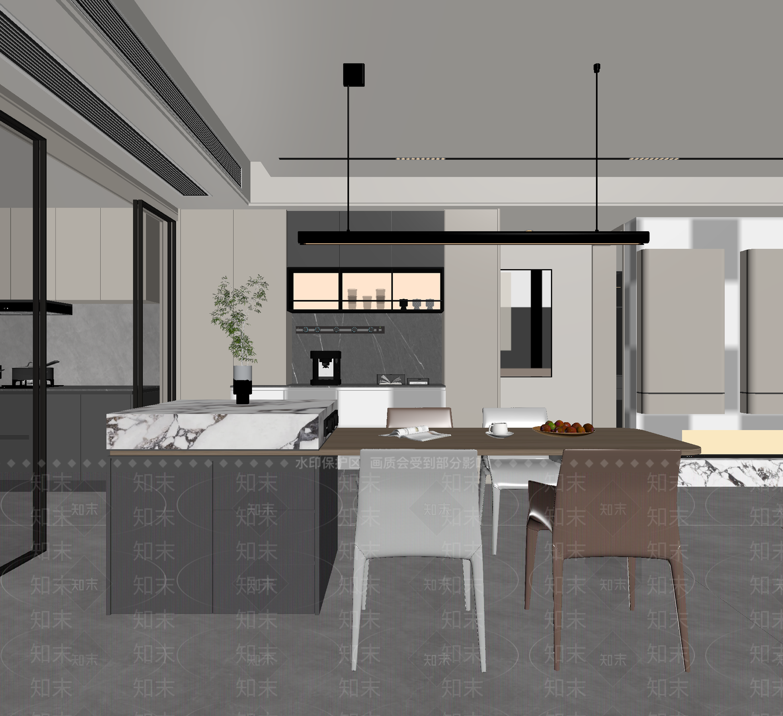 现代其他通用空间3D模型下载【ID:1215086786】