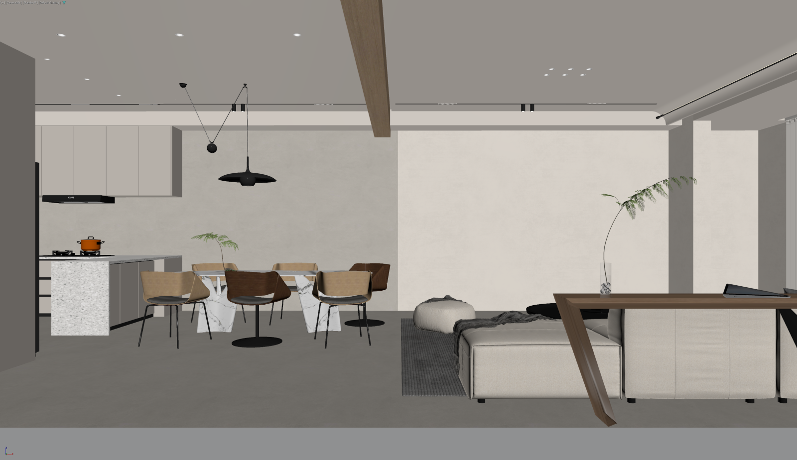 侘寂客餐厅3D模型下载【ID:1221802411】