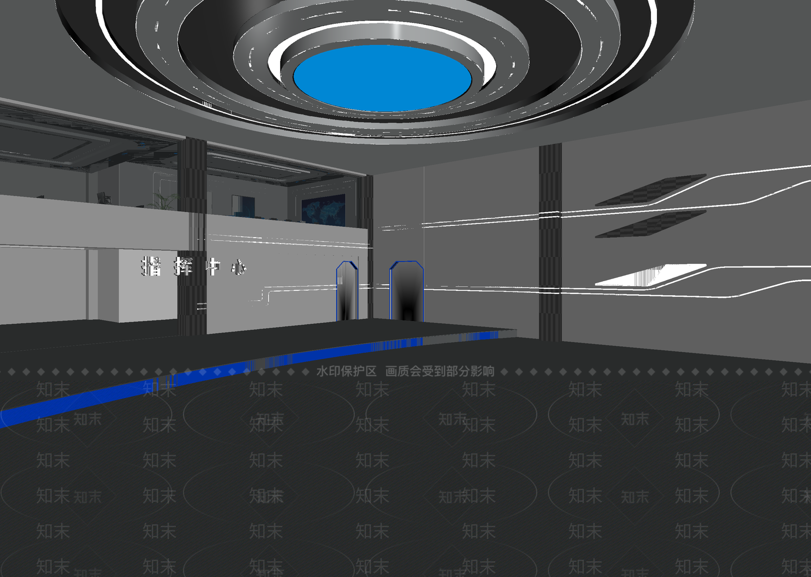 现代指挥中心3D模型下载【ID:1214754752】