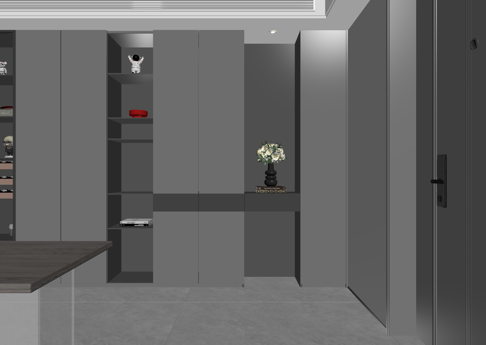 现代玄关3D模型下载【ID:1222007077】