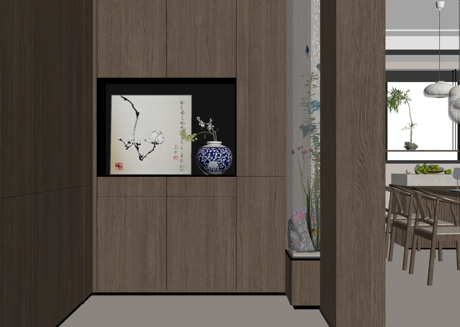 玄关3D模型下载【ID:1221662814】