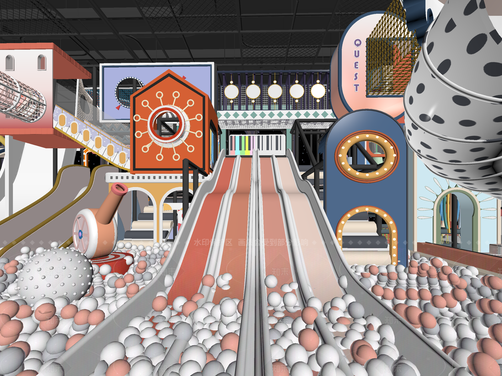 现代其他展厅3D模型下载【ID:1214955478】