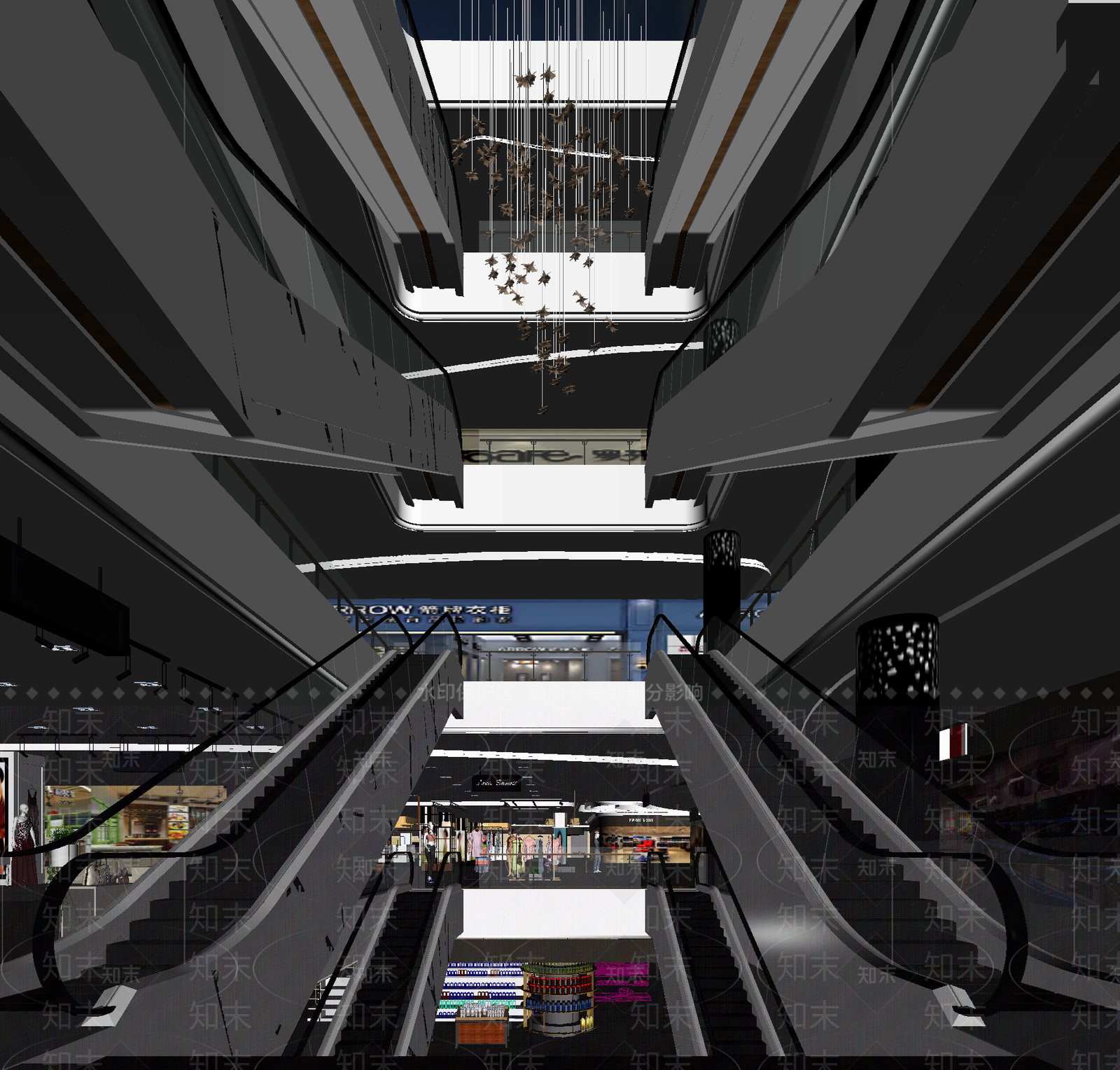 现代商场3D模型下载【ID:1214103807】