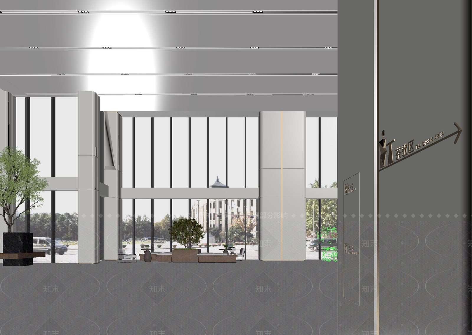 现代售楼处3D模型下载【ID:1214629558】
