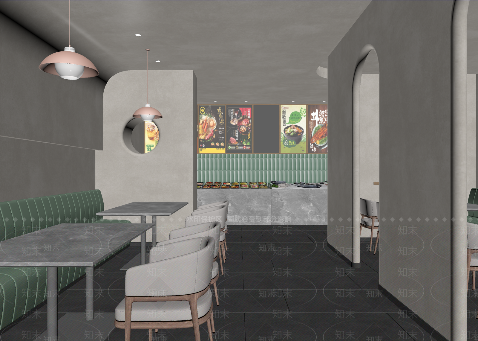 侘寂快餐店3D模型下载【ID:1214117288】