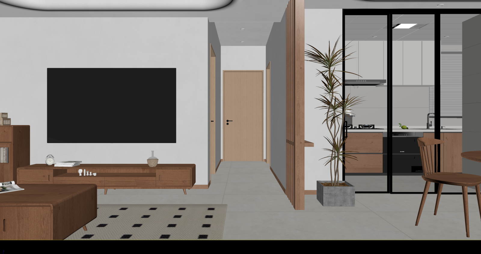 北欧家居客厅3D模型下载【ID:1222068242】
