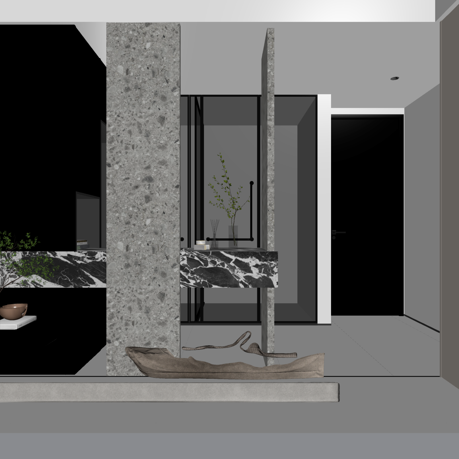 意式玄关3D模型下载【ID:1221496525】