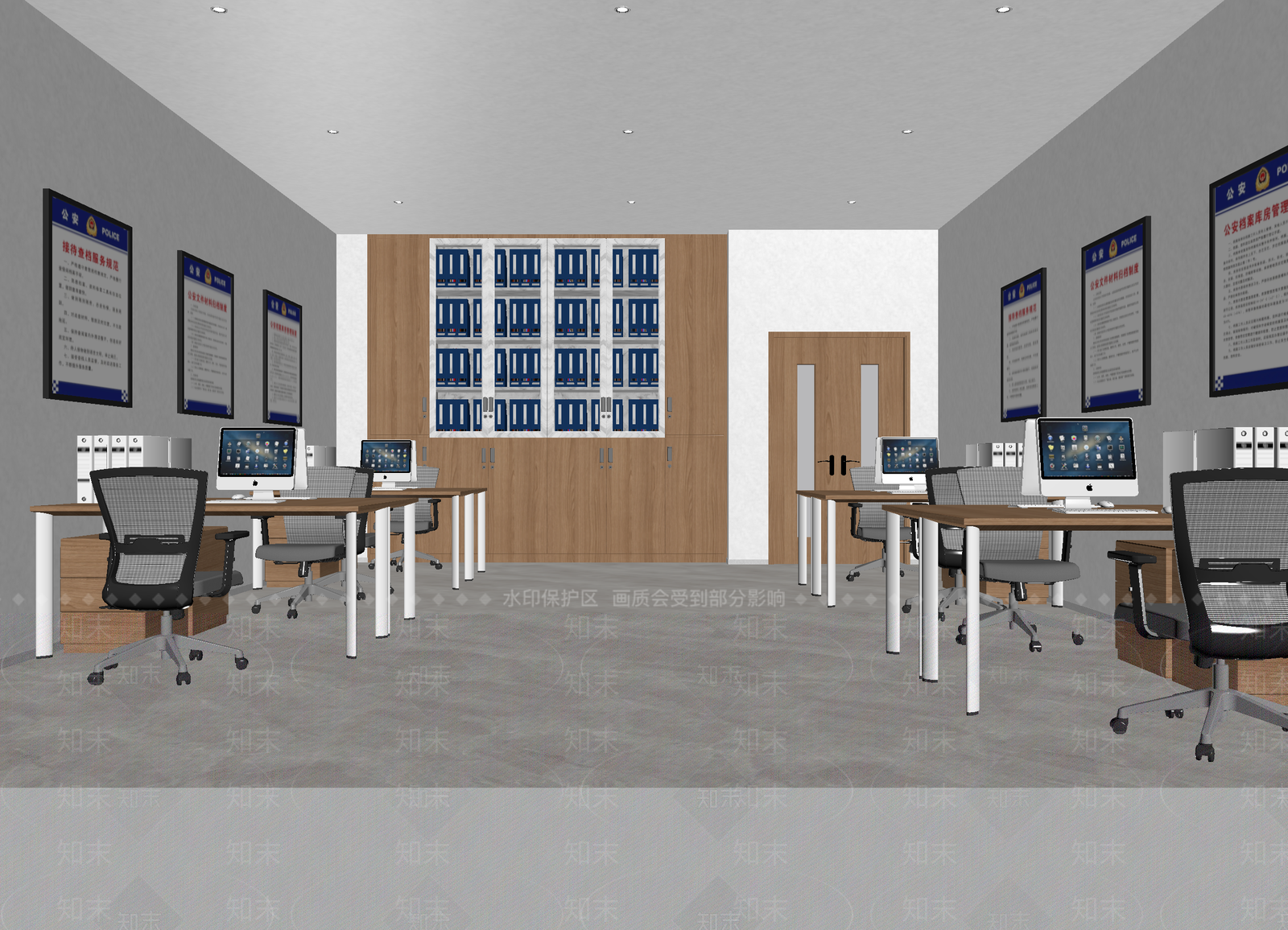 现代指挥中心3D模型下载【ID:1214290844】