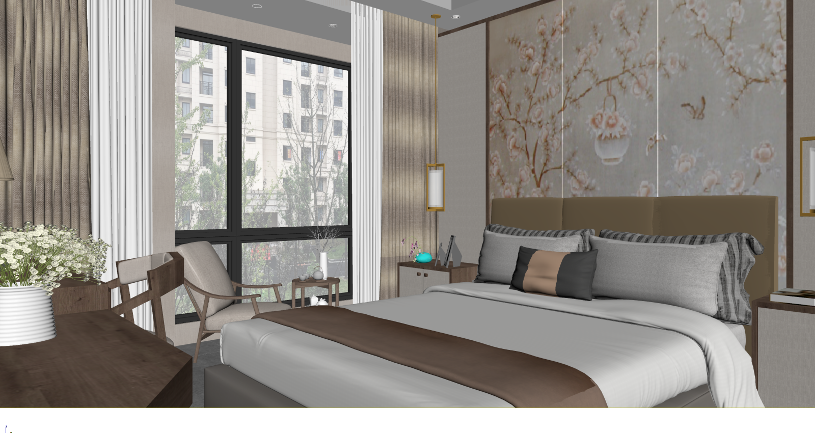 现代家居卧室3D模型下载【ID:1221736003】
