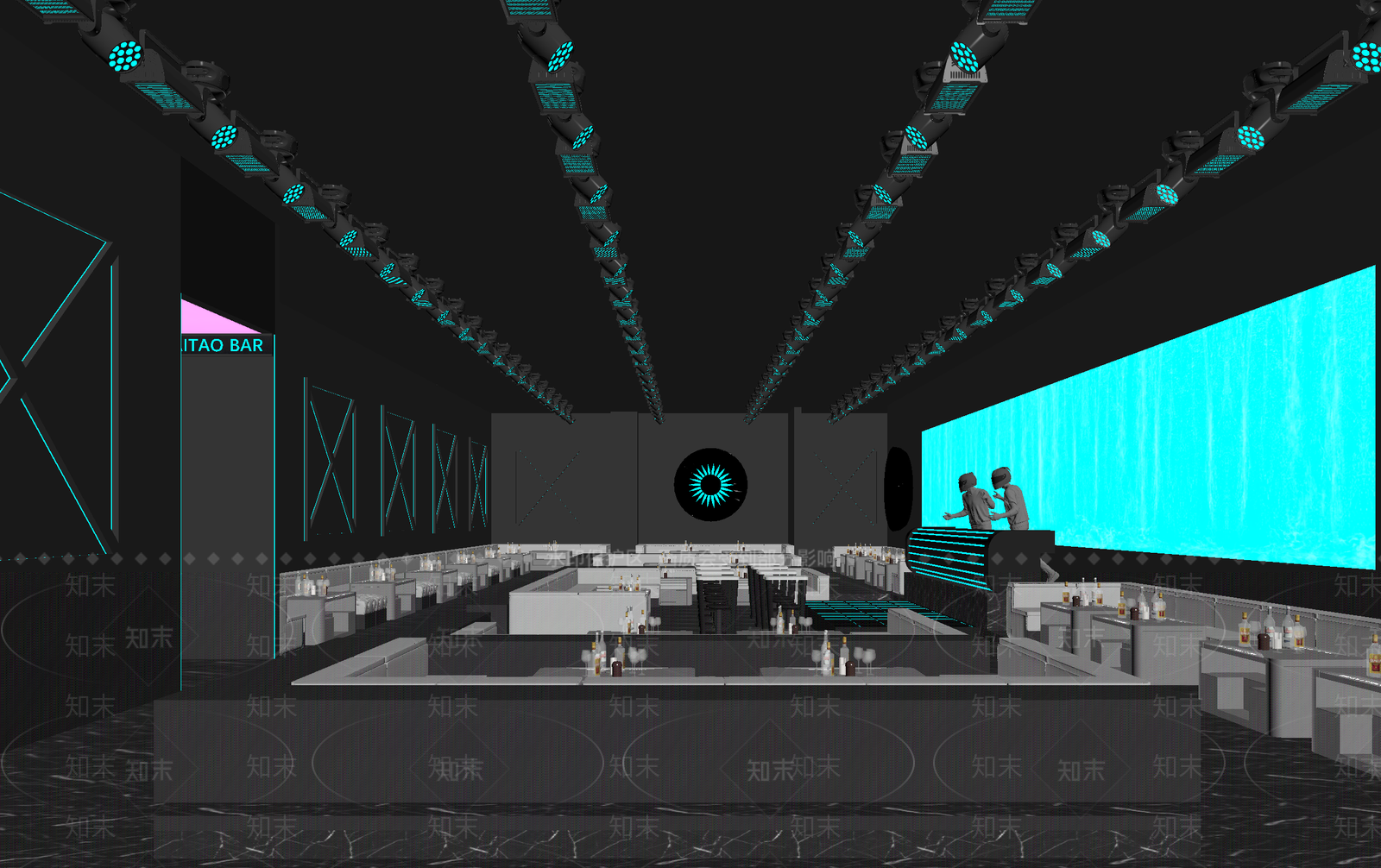 现代酒吧3D模型下载【ID:1214144043】