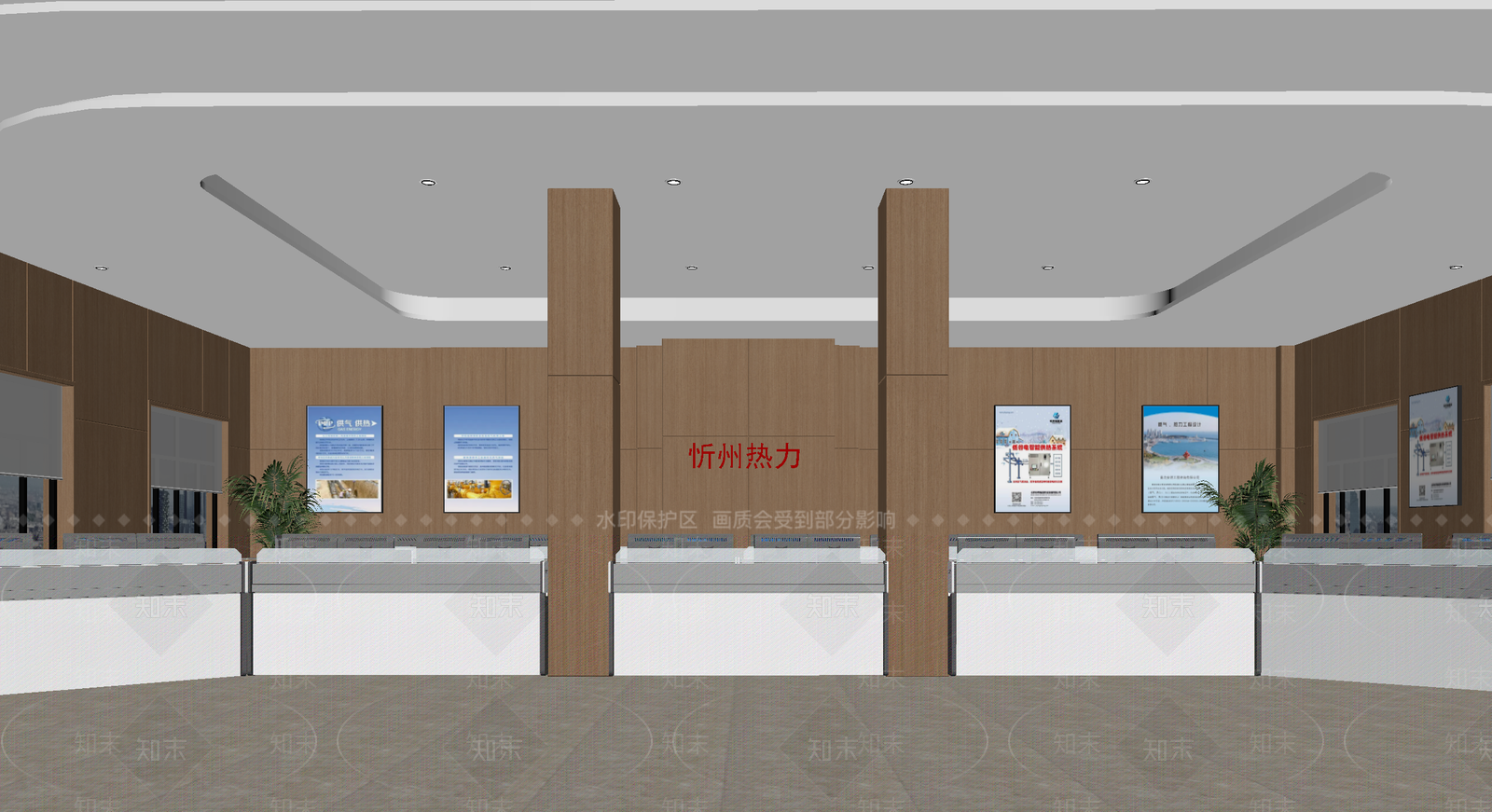 现代服务中心3D模型下载【ID:1214258497】