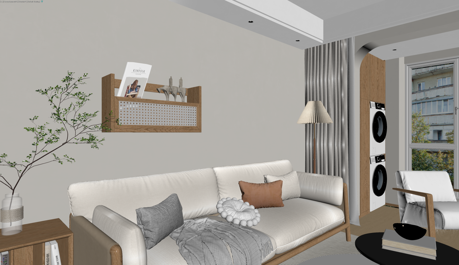 北欧家居客厅3D模型下载【ID:1222105551】